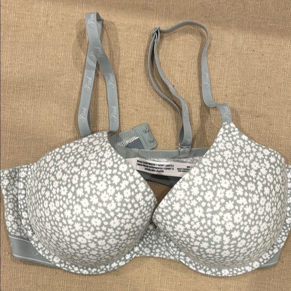 NWOT PINK Victoria's Secret Wear Everywhere T-Shirt Underwire Bra Size 38C - Picture 5 of 8